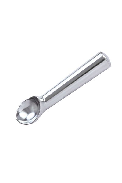 Choice Silver 1pc Lightweight Ice Cream Scoop Professional Black Silver Dishwasher Safe Cookie Scooper 7 In