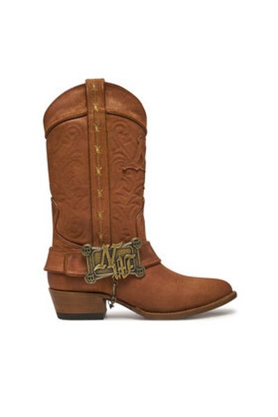 NAKED WOLFE men's cowboy boots OUTLAW brown