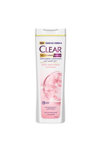 Clear Women's Soft & Shiny Anti-Dandruff Shampoo 200 ml