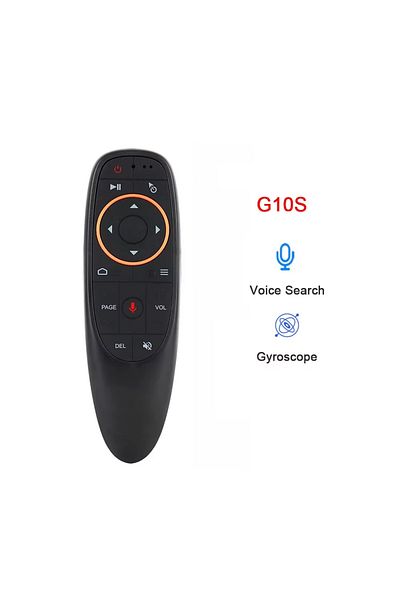 Choice black G10S Air Mouse Voice Remote Control 2.4G Wireless Gyroscope IR Learning for H96 MAX X88 PRO An