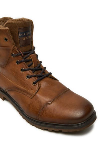 BUGATTI Men's Boots brown BUGATTI-325A0U593500 6300 COGNACK
