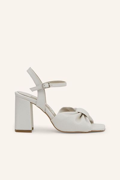 MARCATELLI Satin Sapphire Bridal Shoes