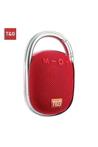T&G Red Tg321 Outdoor Portable Waterproof Wireless Bluetooth Fabric Speaker Hifi Music Box Mini Bass Woo