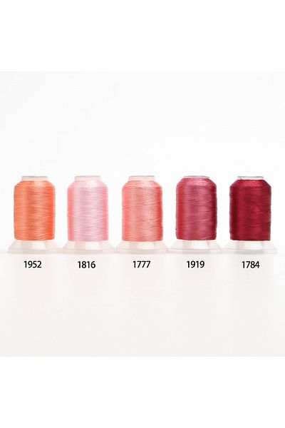 Choice 5A Salmon 80 Madeira Colors Set Premium Polyester Embroidery Thread 500M (550Y) Each Spool Brother B