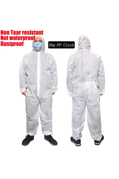 Choice M PP-WHite-30g Disposable Breathable Dustproof/Water Oil Resistant Wor...