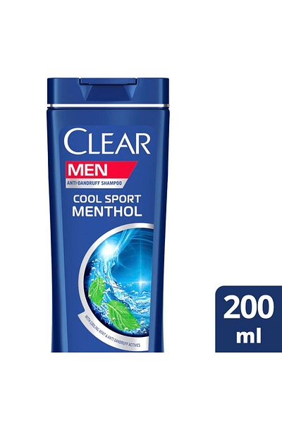Clear Men Cool Sport Menthol Anti-Dandruff Shampoo 200 ml