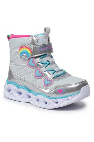 SKECHERS skechers girls' boots 302668L silver