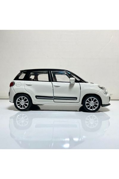 TRUST STORE 2013 Fiat 500L 1/36 Scale Welly Diecast Metal Model Car Toy Car White