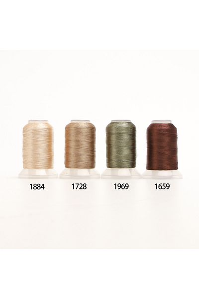 Choice 4AB 80 Madeira Colors Set Premium Polyester Embroidery Thread 500M (550Y) Each Spool Brother Babyloc