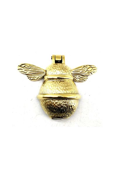 Easy Tedarik Antique Style Decorative Brass Bee Door Knob, Taktak - Small,123x150mm, Yellow