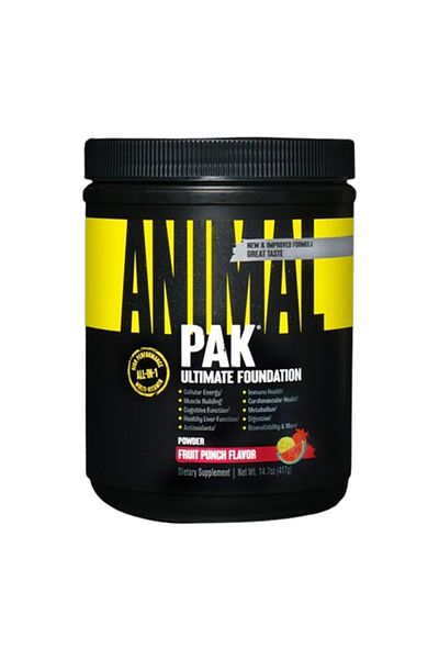 Animal Pak Powder 417g fruit punch New Size