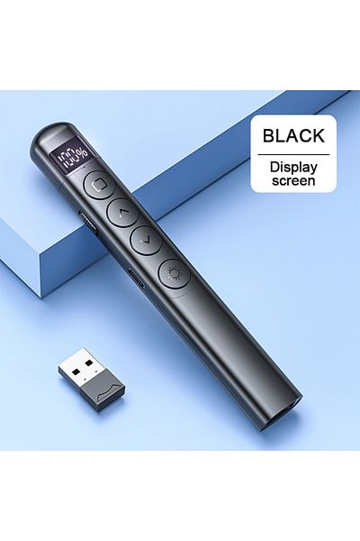 Choice قلم عرض لاسلكي رقمي S7، قلم تحويل الصفحات، قلم PPT، مؤشر USB، مؤشر الأشعة تحت الحمراء