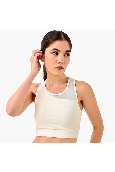 Kappa Logo Print Sports Bra