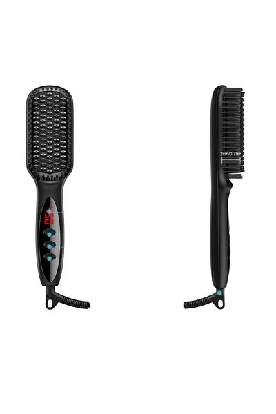 Choice EU HEI Professional Fast Heating Anti-Scald Auto Shut Off Beard Straightening Comb For Men Hair Styl
