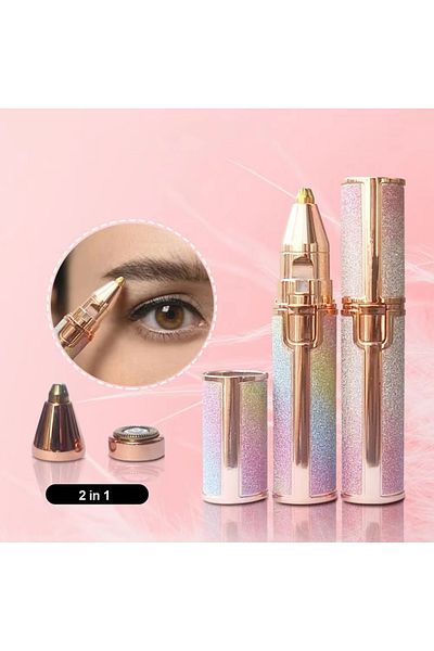 Choice Colorful Face Hair Remover Led Ligh Painless Hair Shaver Trimmer Blade Facial Hair Removal 2 In 1 El
