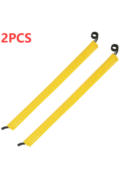 Choice قطعتان أصفر 50 سم، 1-3 قطع 50 سم، غطاء واقٍ لحبل التسلق خفيف الوزن مصن...