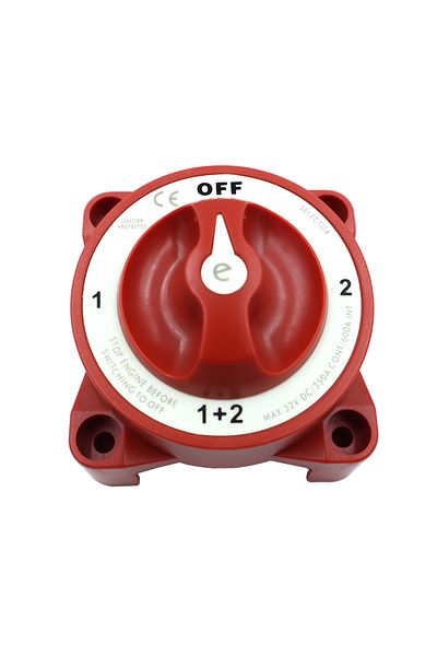 Choice Red E-Series Water-Proof Ignition Protection 12-48V 350-600AMarine Single-Circuit Battery Isolation