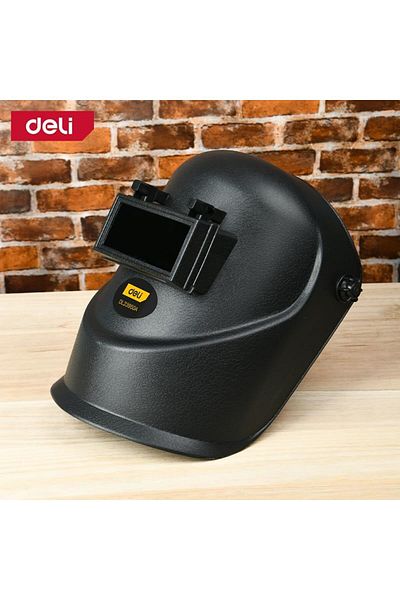 Deli قناع لحام من نوع الخوذة، 275 مم × 220 مم × 190 مم