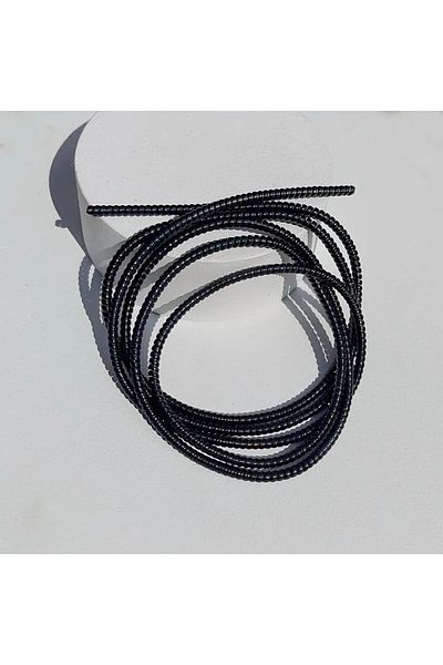 Choice black 1.6m laser cable protectors spiral data cable organizer wrap universal phone charger cord save