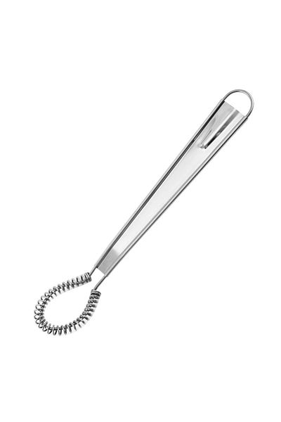 Choice LWC-01-silver-1pc Stainless Steel Egg Beater Household Spring Hand Mixer Spoon Honey Cream Stirring