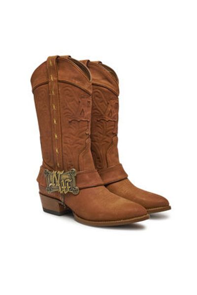 NAKED WOLFE men's cowboy boots OUTLAW brown