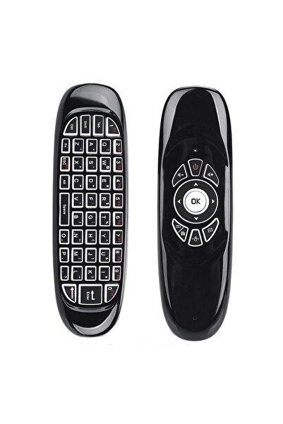 Choice ماوس هوائي C120 بإضاءة خلفية، جهاز تحكم عن بعد ذكي بتردد 2.4 جيجا هرتز...