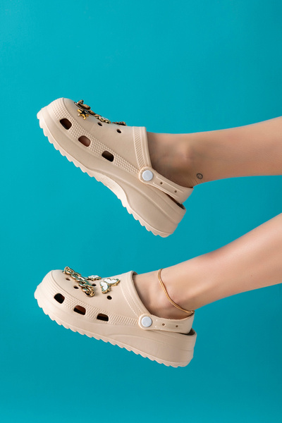 Golder شبشب منزلي للأطفال مصنوع من حجر إيفا عالي الحجم وغير قابل للانزلاق للاستخدام اليومي على الشاطئ وحمام السباحة والشاطئ