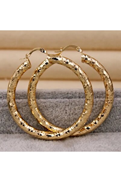 Choice E1362-1 Bohemian Style Delicate Hoop Earrings - 14K Gold Plated Copper...
