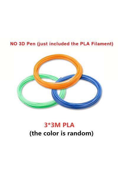JuniorCare Blue-50mpla New 3d Pen 3d Printing Pen For Children 1.75mm Pla Filament Diy Drawing Birthday Christm
