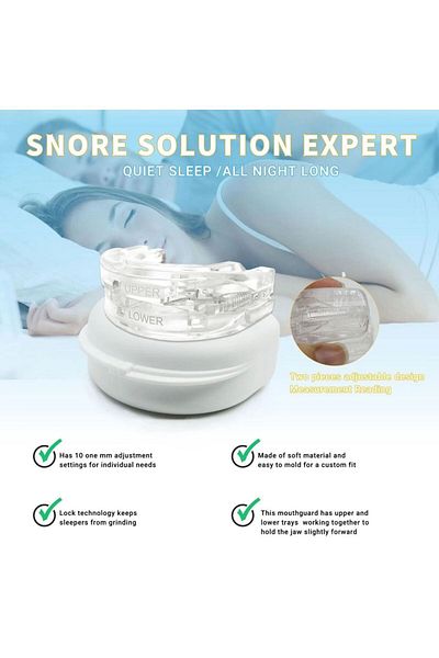 Choice Adjustable Anti-Snoring Mouth Guard Mouthpiece Sleeping Devices Bruxism Snoring Stopper Improve ...