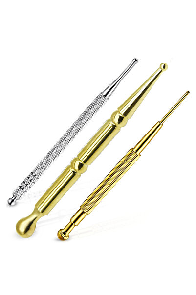 Choice1 Type 1 3PCS Facial Reflexology Massage Tool Stainless Steel Acupunctu...
