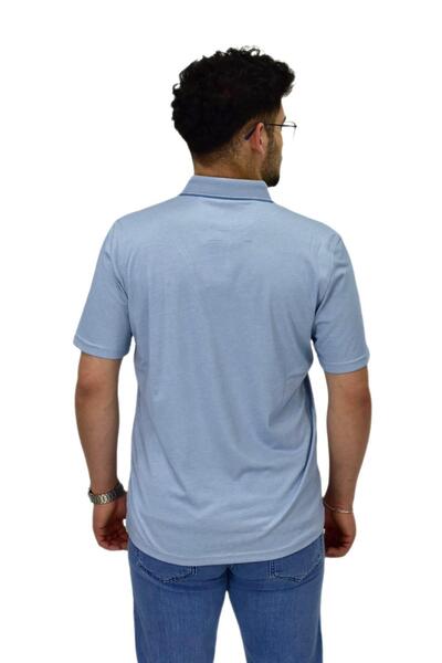 Raymons Ανδρικό μπλουζάκι με γιακά πόλο Mercerized με τσέπη 6270 BGL-ST04535