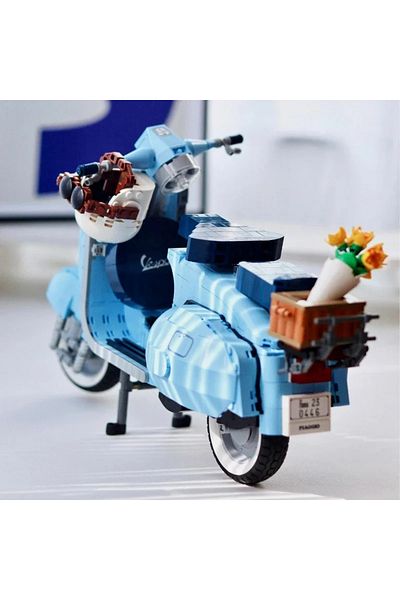 Choice NO BOX Technical Compatible 10298 Vespa Pedal Motorcycle MOC Assembly Building Blocks Bricks Car DIY
