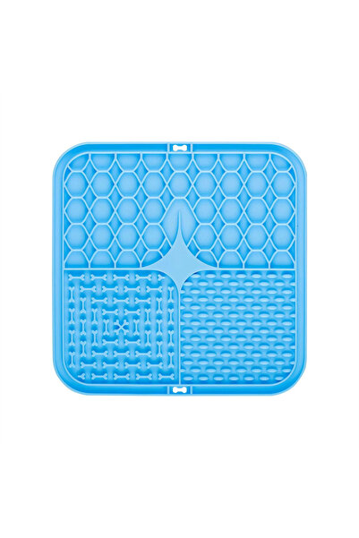 Choice Blue Pet Lick Silicone Mat Pet Slow Food Plate Dog Bathing Distraction...