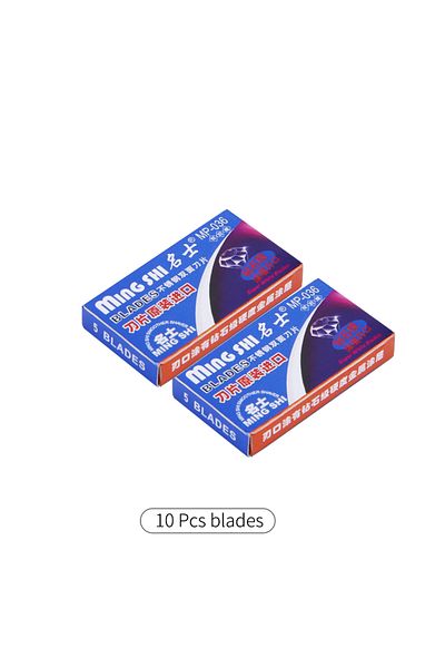 Choice 10 Pcs 10 Pcs Mingshi Double Edge Blade Stainless Steel Ultra-sharp Safety Razor Blades To Shave Bla