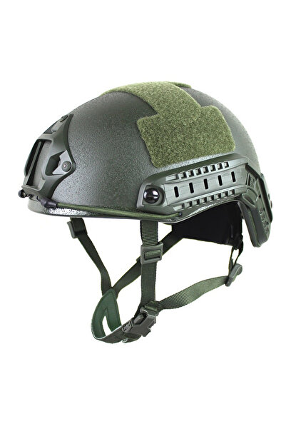 Choice خوذة تكتيكية عادية سريعة MH باللون الأخضر العسكري، وزن 1.5 كجم، مصنوعة...