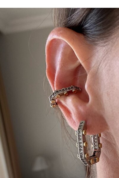 gaila design Gümüş Renk Bague Küpe