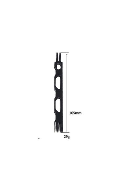 HONGDAK 165mm Camera Riding Bracket Metal Extension Pole For GoPro 12 11 10 9 8 Helmet Extension Bars For In