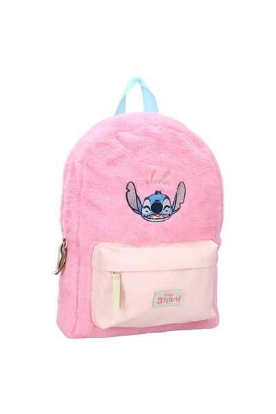 Stitch Ghiozdan copii, 33x23x9 cm, doua compartimente, multicolor, bretele er...