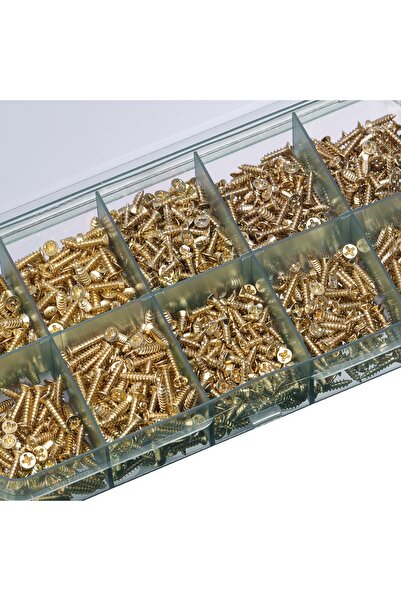 Choice 1200 قطعة من مسامير الخشب ذات المفصلات الصغيرة M2 M2.5 ذات الرأس المسط...