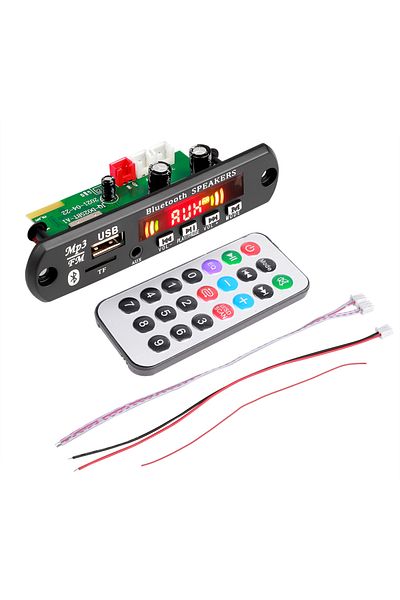 kebidu 5V-26V 2*40W 80W Amplifier Bluetooth MP3 Decoder Board Handsfree mp3 Player 5V-26V 12V Car FM Radio