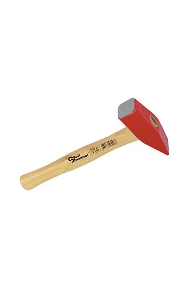 Easy Tedarik Painted Leveling Steel Hammer 100 Gr, Wooden Handle