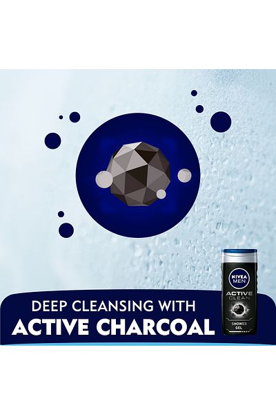 NIVEA Men Shower Gel Active Clean 250 ml