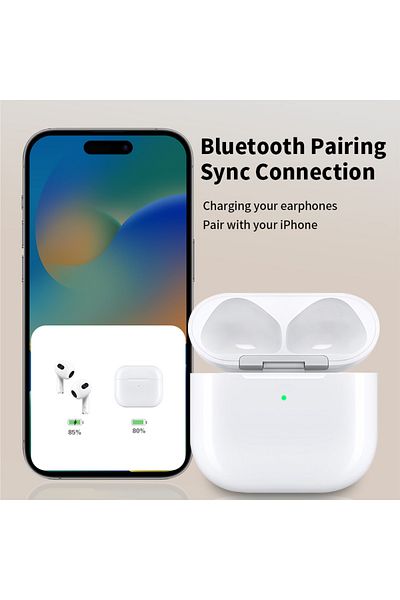 Choice FOR AirPods 4 Replacement Charging Case for AirPods 4 - Compatible with Original Earbuds, Functions