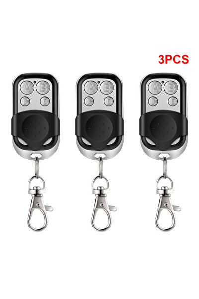 choice2 3pcs Universal 4 Butt Garage Door Opener Remote Control 433MHZ Clone ...