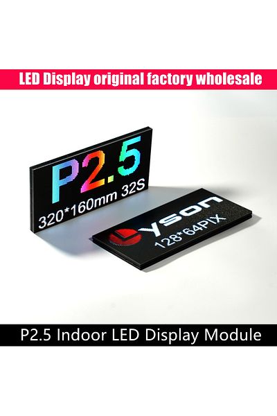 Choice Simplified Chinese P2.5 Indoor SMD Full Color Led Display Panel Module 128*64 Dots Matrix 1/32 Scan