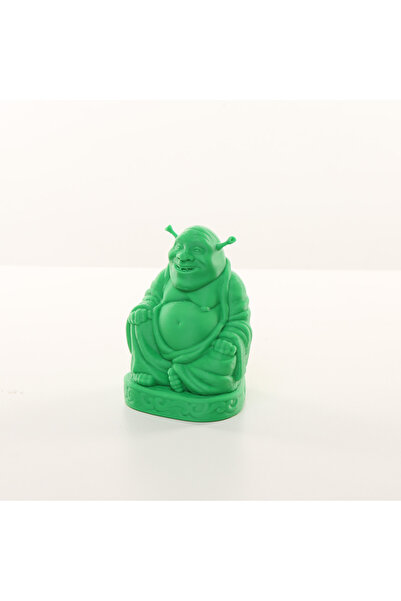 Choice قطعة واحدة من تمثال بوذا لشخصية كرتونية باللون الأخضر الفاتح، ديكور غر...