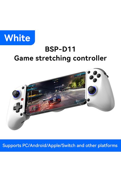 Choice D11-White Esports stretchinghandle,Dominate thegame battlefield Supports For PC/Android/Apple/Switch