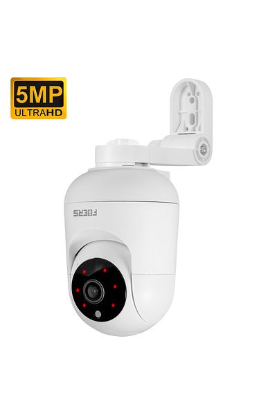 Choice Eu plug 5MP camera FUERS 4K 8MP WiFi IP Camera With Adjustable Bracket Tuya Smart Home Security Wire