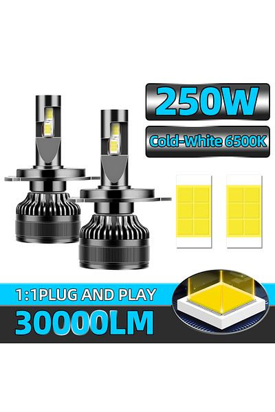 Choice H4/9003/HB2 Hi/Lo roadsun 2PCS Car Lights H7 H4 H1 9006 H11 9005 Super Bright LED Headlights High Lo